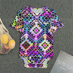 Colorful Aztec Pattern Print Men's Bodysuit