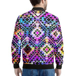 Colorful Aztec Pattern Print Men's Bomber Jacket