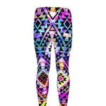 Colorful Aztec Pattern Print Men's leggings