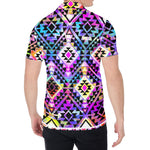 Colorful Aztec Pattern Print Men's Shirt