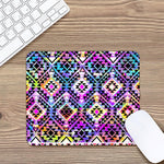 Colorful Aztec Pattern Print Mouse Pad