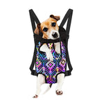 Colorful Aztec Pattern Print Pet Carrier Backpack