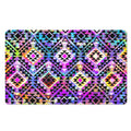 Colorful Aztec Pattern Print Polyester Doormat