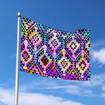 Colorful Aztec Pattern Print Polyester Flag