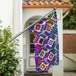 Colorful Aztec Pattern Print Polyester Flag