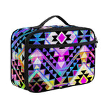 Colorful Aztec Pattern Print Portable Lunch Bag