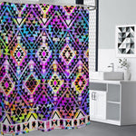 Colorful Aztec Pattern Print Premium Shower Curtain