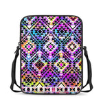 Colorful Aztec Pattern Print Rectangular Crossbody Bag