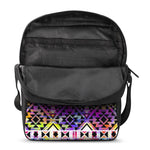 Colorful Aztec Pattern Print Rectangular Crossbody Bag