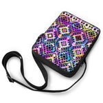 Colorful Aztec Pattern Print Rectangular Crossbody Bag
