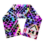 Colorful Aztec Pattern Print Scarf