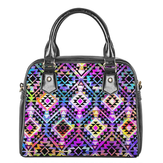 Colorful Aztec Pattern Print Shoulder Handbag