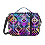 Colorful Aztec Pattern Print Shoulder Strap Bible Bag