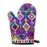 Colorful Aztec Pattern Print Single Oven Mitt