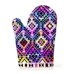 Colorful Aztec Pattern Print Single Oven Mitt