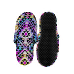 Colorful Aztec Pattern Print Slippers