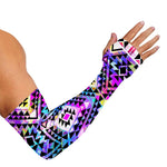 Colorful Aztec Pattern Print Sun Protection Arm Sleeves