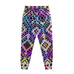 Colorful Aztec Pattern Print Sweatpants