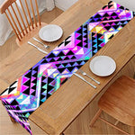 Colorful Aztec Pattern Print Table Runner