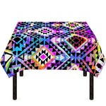 Colorful Aztec Pattern Print Tablecloth