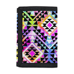 Colorful Aztec Pattern Print Trifold Wallet