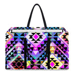 Colorful Aztec Pattern Print Utility Tote Bag
