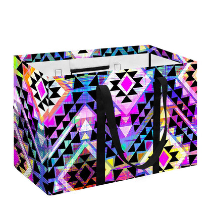 Colorful Aztec Pattern Print Utility Tote Bag
