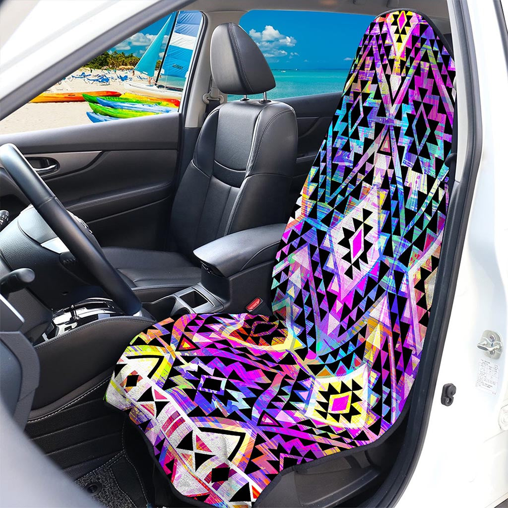 Colorful Aztec Pattern Print Waterproof Car Seat Cover