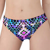 Colorful Aztec Pattern Print Women's Panties