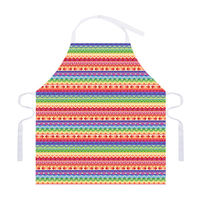 Colorful Aztec Tribal Pattern Print Adjustable Apron