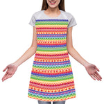 Colorful Aztec Tribal Pattern Print Adjustable Apron
