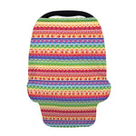 Colorful Aztec Tribal Pattern Print Baby Seat Cover