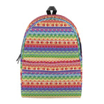 Colorful Aztec Tribal Pattern Print Backpack