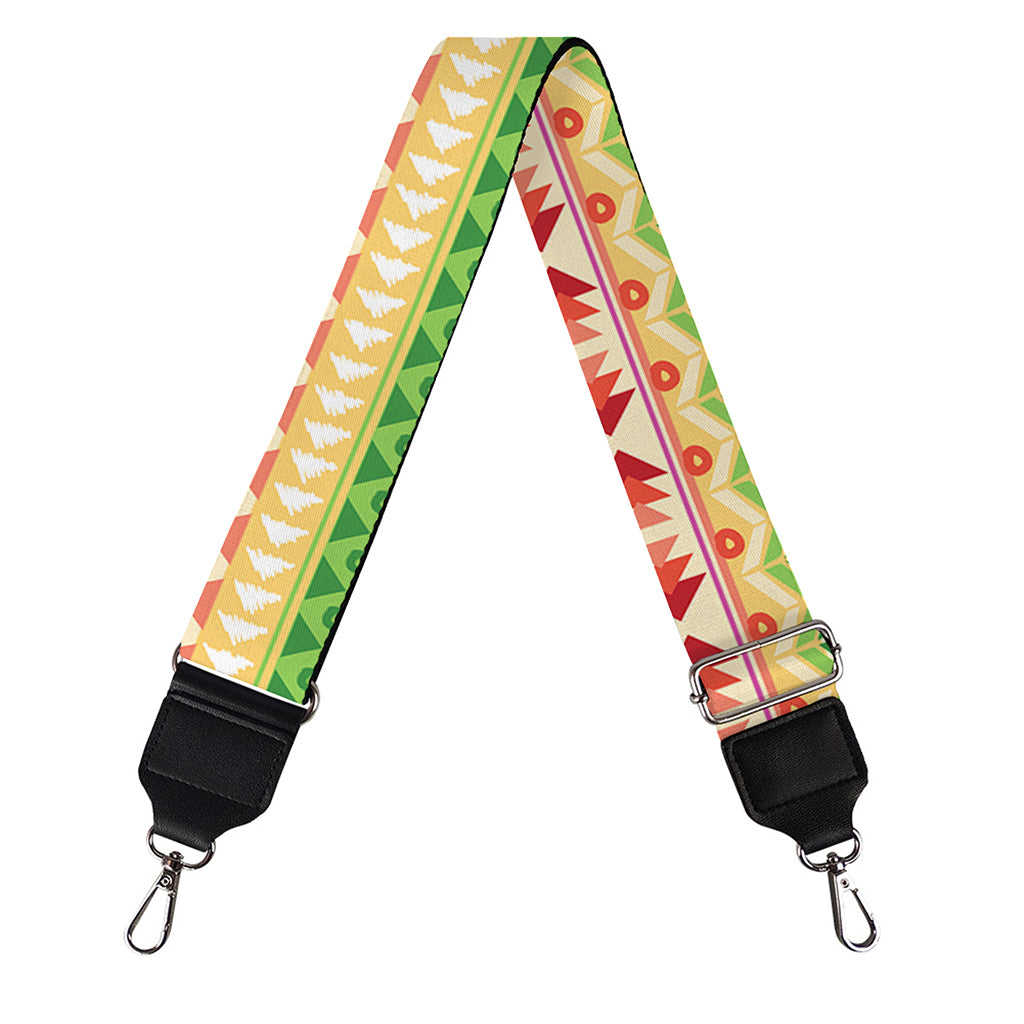 Colorful Aztec Tribal Pattern Print Bag Strap