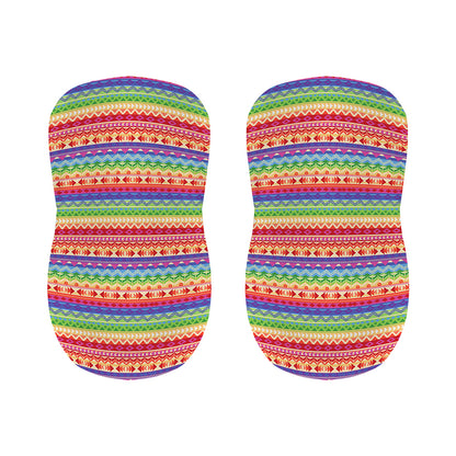 Colorful Aztec Tribal Pattern Print Bar Stool Covers