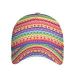 Colorful Aztec Tribal Pattern Print Baseball Cap