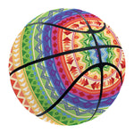 Colorful Aztec Tribal Pattern Print Basketball