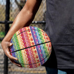 Colorful Aztec Tribal Pattern Print Basketball