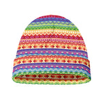 Colorful Aztec Tribal Pattern Print Beanie
