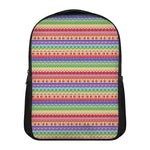 Colorful Aztec Tribal Pattern Print Casual Backpack