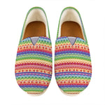 Colorful Aztec Tribal Pattern Print Casual Shoes