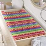 Colorful Aztec Tribal Pattern Print Changing Pad Cover