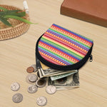Colorful Aztec Tribal Pattern Print Coin Purse