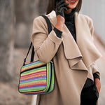 Colorful Aztec Tribal Pattern Print Double Strap Bible Bag