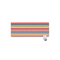 Colorful Aztec Tribal Pattern Print Extended Mouse Pad