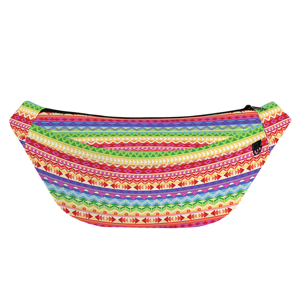 Colorful Aztec Tribal Pattern Print Fanny Pack