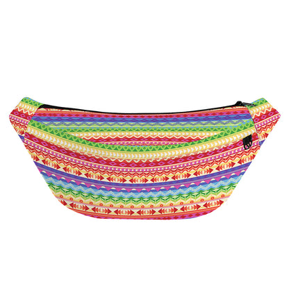 Colorful Aztec Tribal Pattern Print Fanny Pack