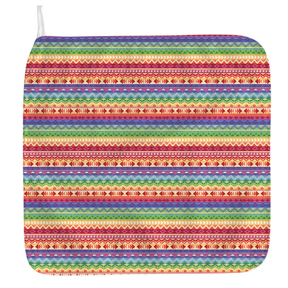 Colorful Aztec Tribal Pattern Print Hand Towel