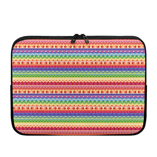 Colorful Aztec Tribal Pattern Print Laptop Sleeve