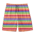 Colorful Aztec Tribal Pattern Print Men's Swim Trunks